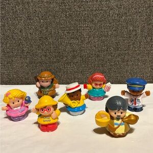 Fisher-Price Little People Set of 7 Vtg 90s to 2000s Kids Play Toys Collectible‎
